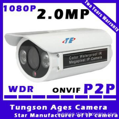 ONVIF P2P 2.0 Megapixel Auto-varifocal WDR IP Camera With 2 Led For 40